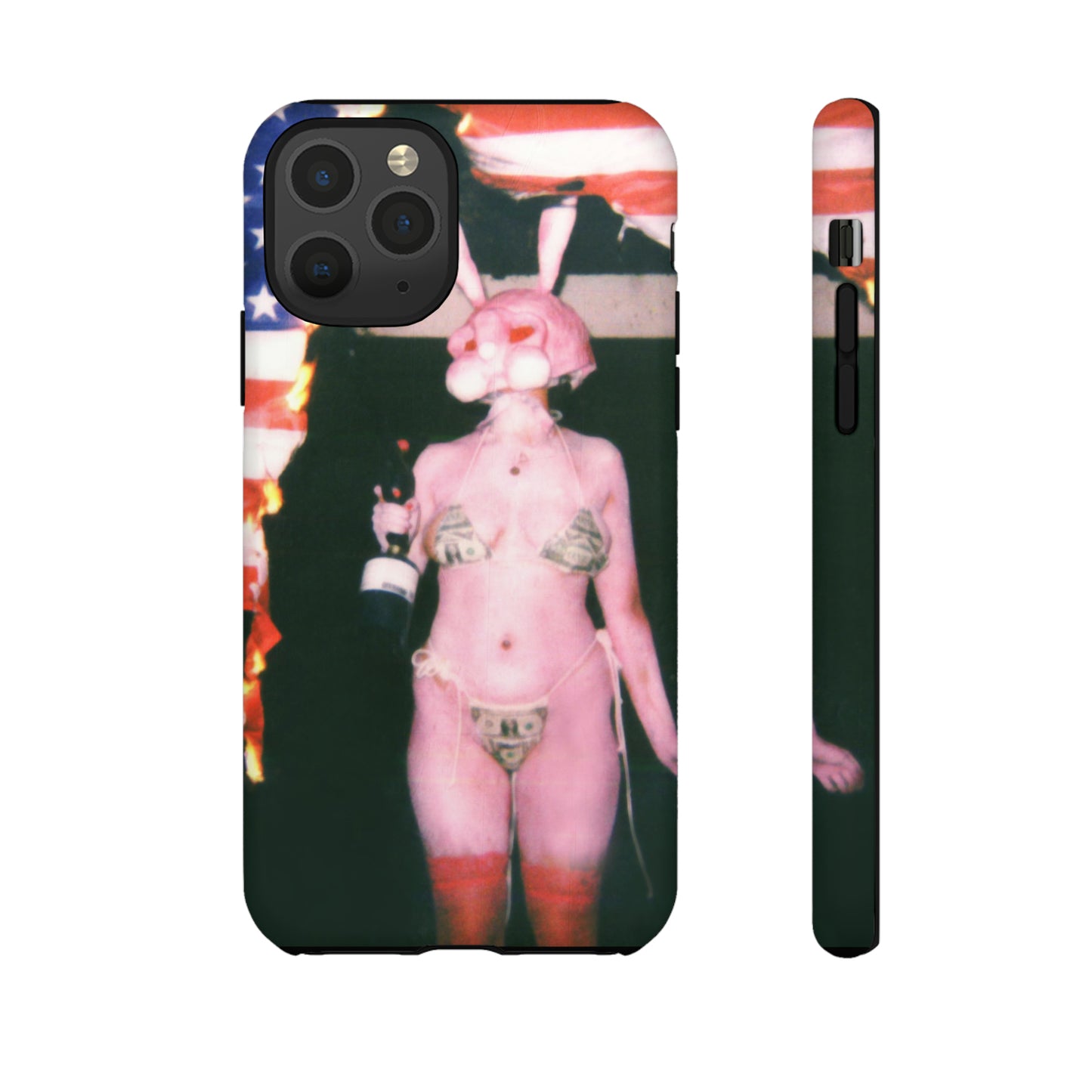 The Bunny Bless America Tough iPhone case