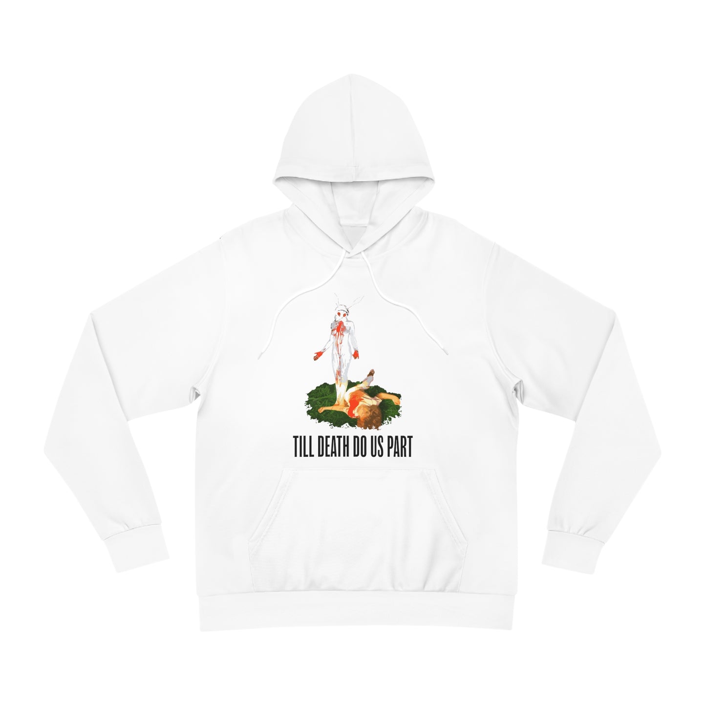 White Blood Bunny Hoodie