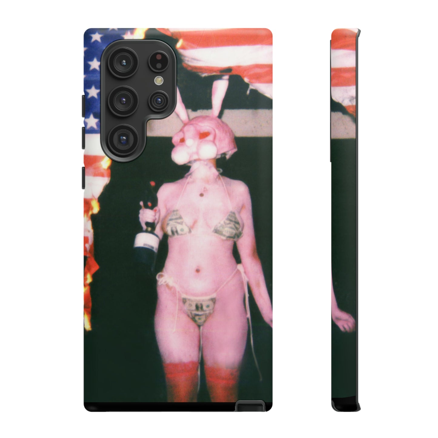 The Bunny Bless America Tough iPhone case
