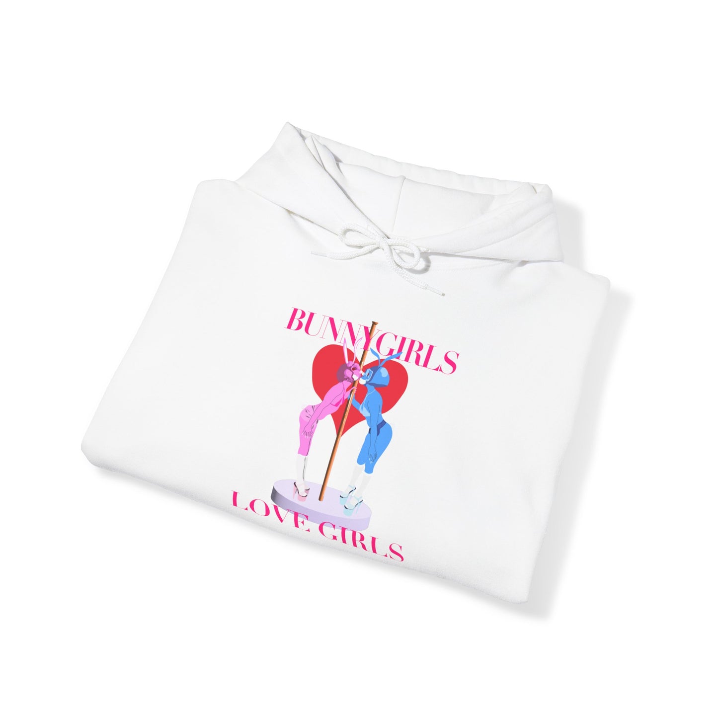 Bunny Girls Love Girls V Day hoodie