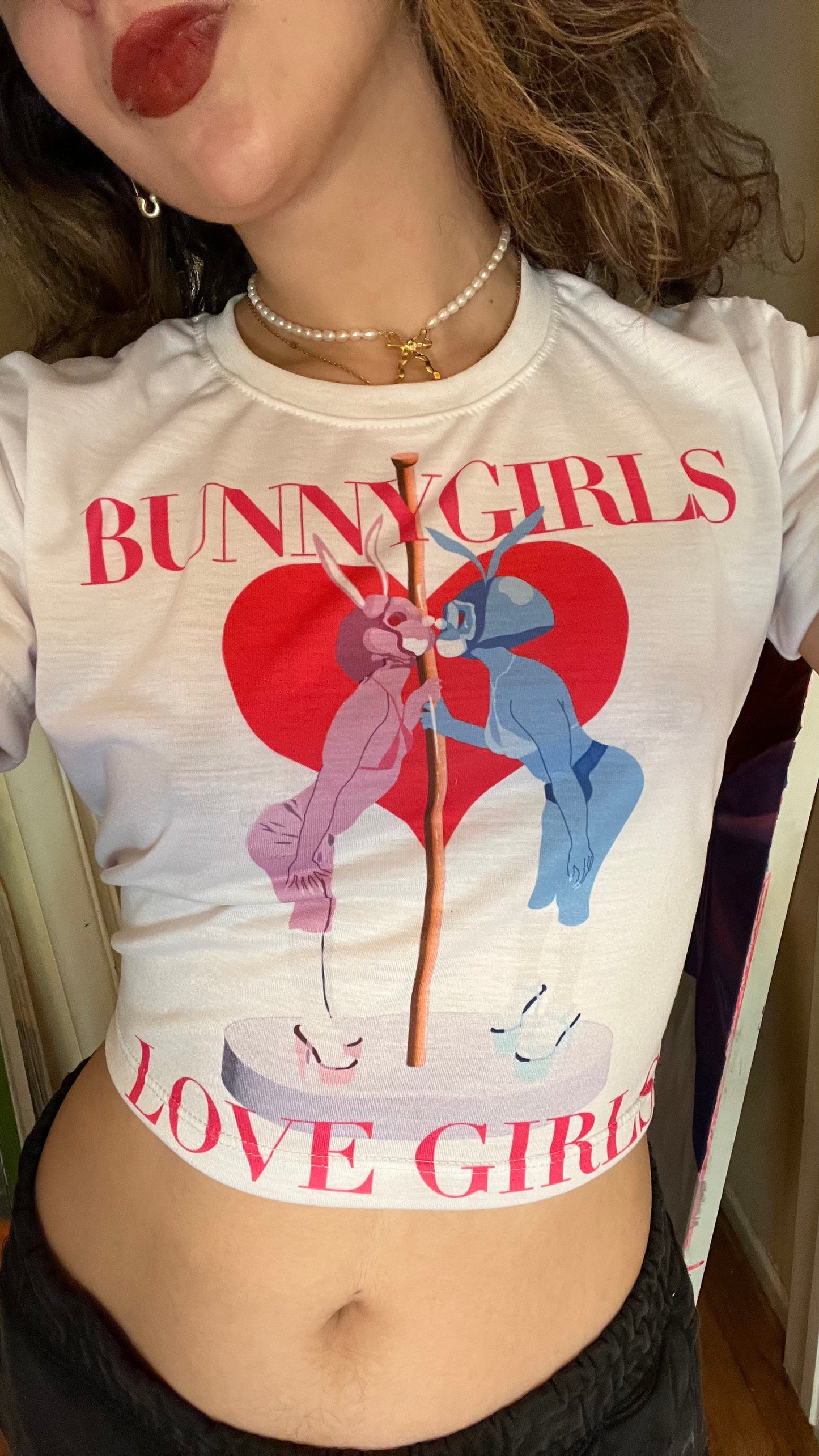 Bunny Girls Love Girls Baby T