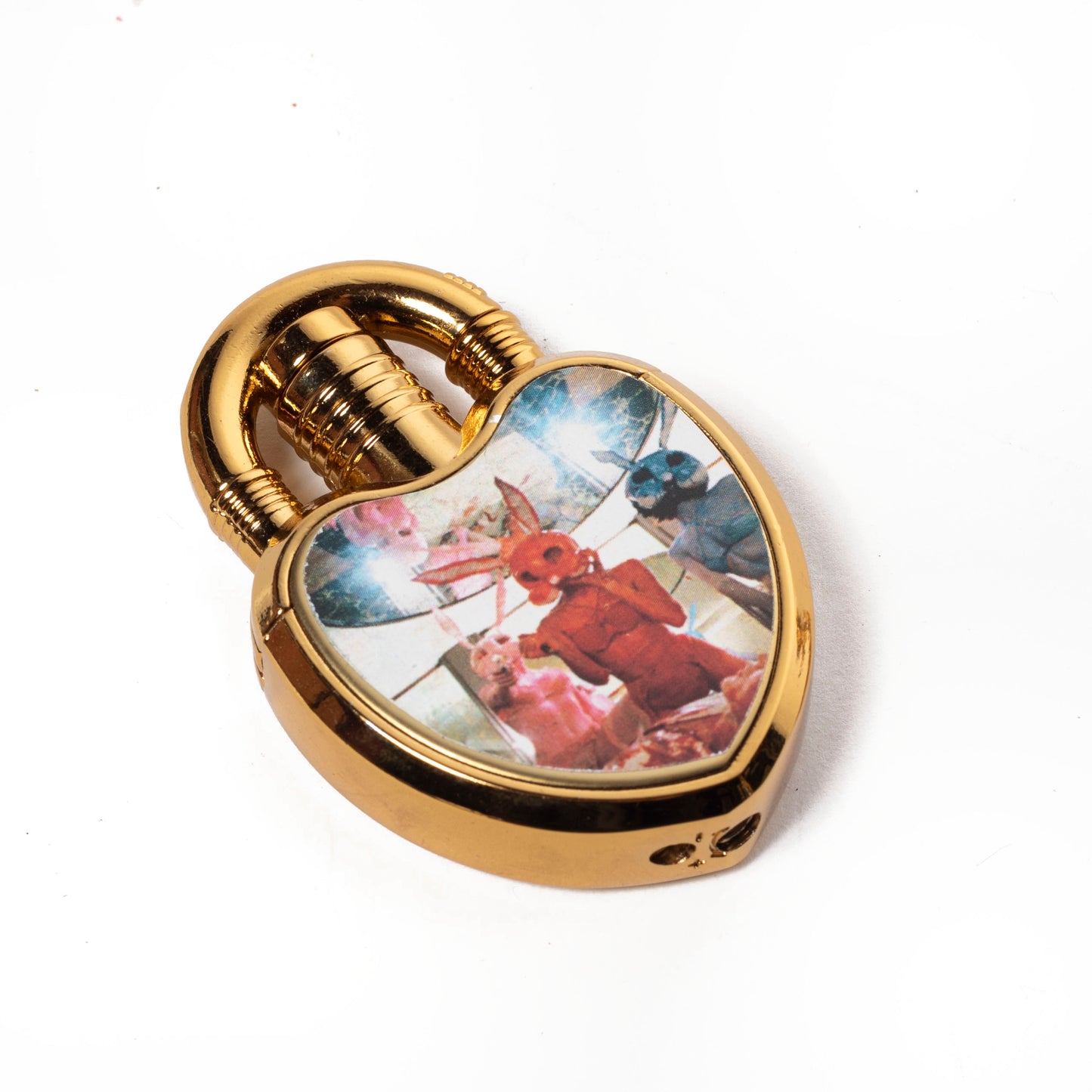 Oops! We Won a Millionaire Bunny Girl Gold Heart Lighter II