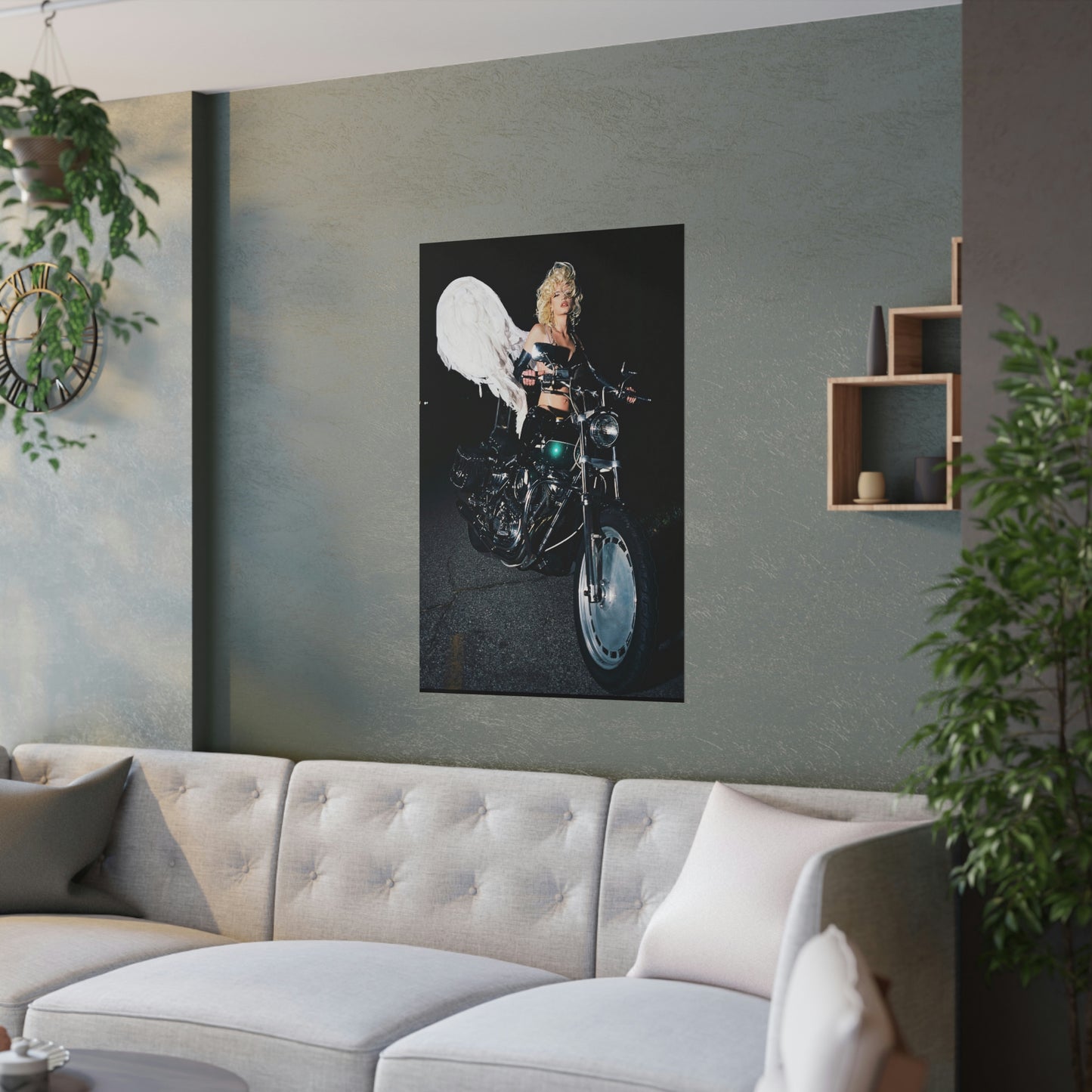 Motorcycle Angel Poster